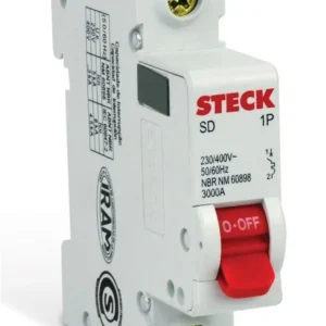 Disjuntor Unipolar Din Monofásico 1 Polo 50A Curva C