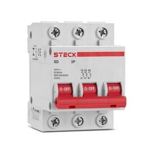 Disjuntor Tripolar 63A Curva C Steck