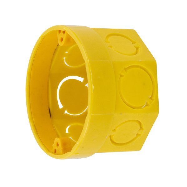 Caixa de Luz 3×3 Octagonal Amarela Tigre