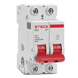 Disjuntor Bipolar 32A Curva C Steck