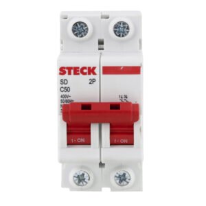 Disjuntor Bipolar 50A Curva C Steck